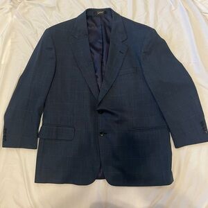 Innocenti Tom James Men's Navy Blue Blazer 44S 100% Wool